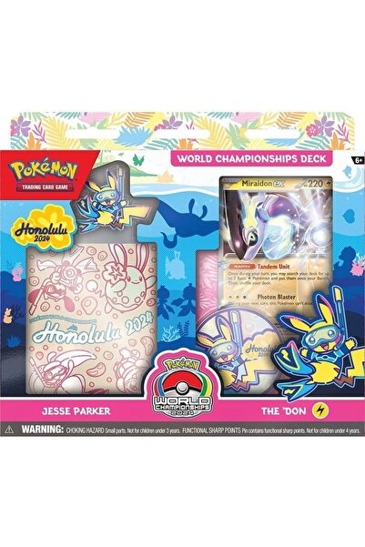 Pokemon Company بطاقات بطولة العالم لألعاب بوكيمون تي سي جي 2024