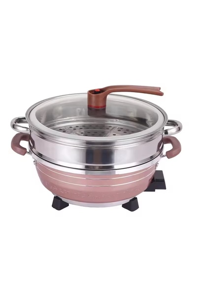 divendi-ro Multifunctional electric pot, Hoffmans, 1500W, 32cm, pressure cooker, non-stick material