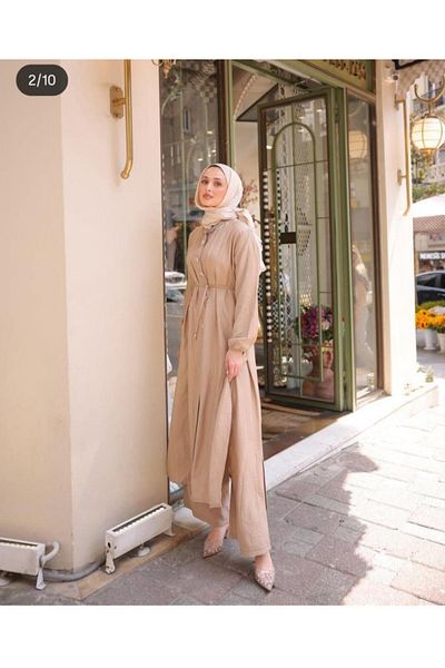 Tebrikler tekstil Women's Summer Long Hijab Suit Model G3390