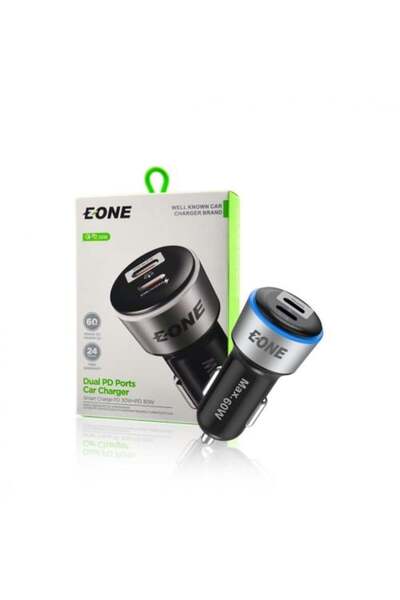 EONE Car Charger Head - 60W - Dual PD Ports - A1