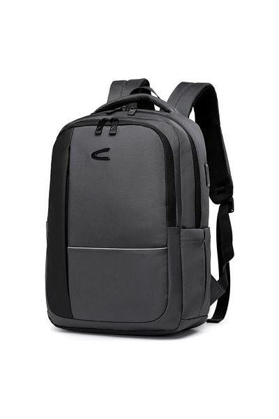 SMART BAGS C-Active Business Oxford Fabric Waterproof Backpack with Laptop Compartment and USB Port