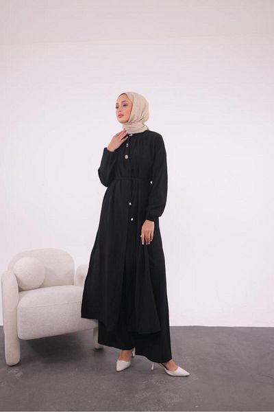 Tebrikler tekstil Women's Summer Long Hijab Suit Model G3390