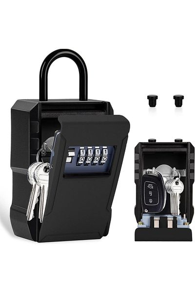 VisionHub Metal box with combination for key storage, Lock Type, Water resistance, Waterproof external box
