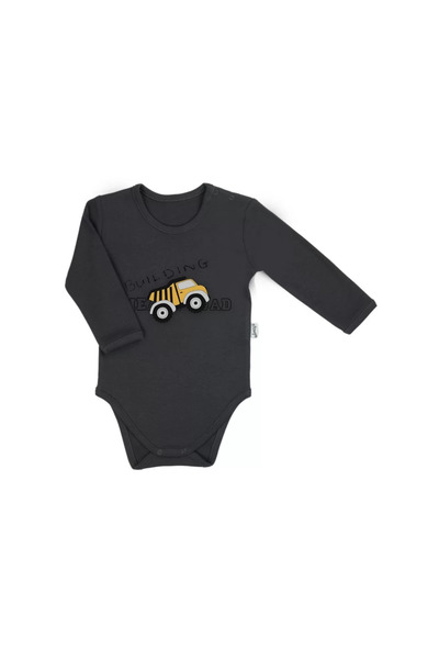 Nicol Body cu mânecă lungă (181101) Colecția „Big Trucks” Grafit Mărimea 80