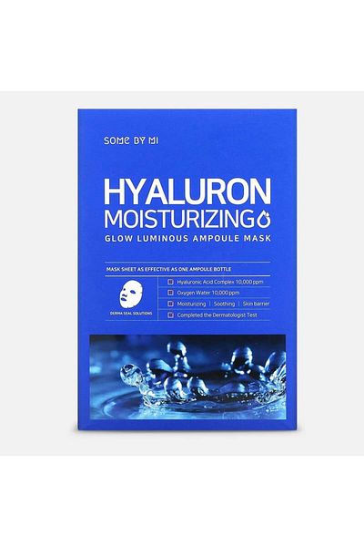 Some By Mi Glow Luminous Hyaluron Ampoule Moisturizing Mask