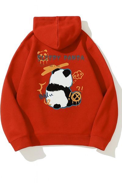 CLASSY.MODA “Sleepy Panda Hooded Sweatshirt”