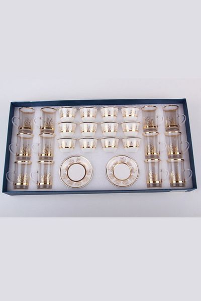 Generic Tea and coffee cups set with saucers