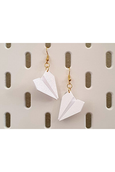 SLM Origami Uçak Küpe