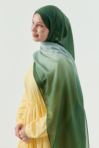 Modakaşmir Ombre Pattern Cotton Shawl