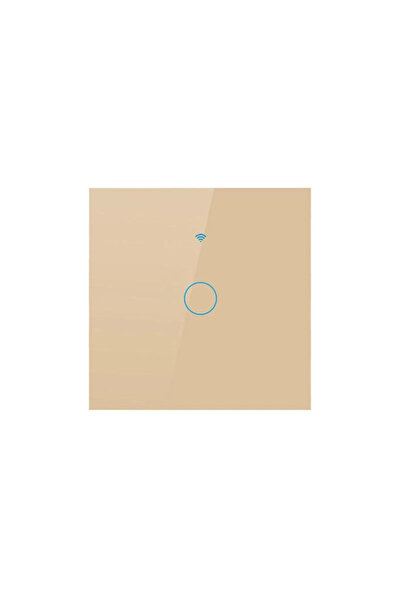 VisionHub Comutator tactil inteligent, fără fir, Wi-Fi, 1 canal, sticlă securizată, compatibil cu iOS/Android, Tuya