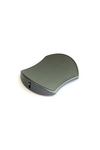 Velico Ergonomic Wrist Support - With Rollers, Adjustable Height, Rubberized Leather, Green