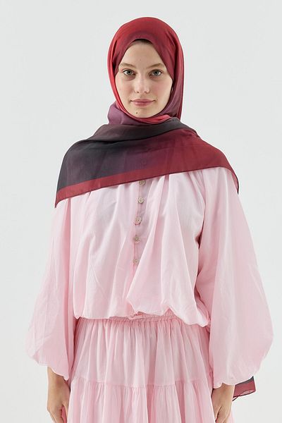 Modakaşmir Mirage Pattern Cotton Shawl