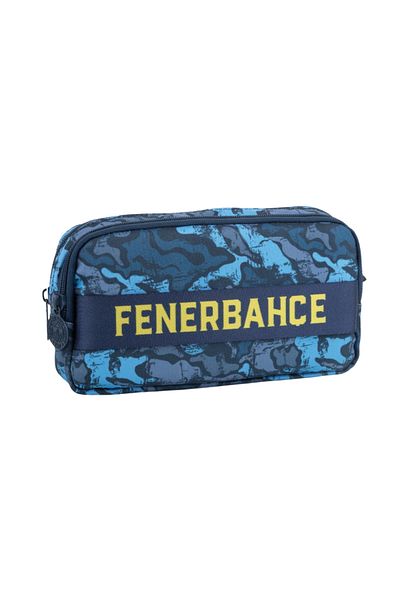 Fenerbahçe Shadow Patterned Column Detailed Pencil Bag Pen Holder