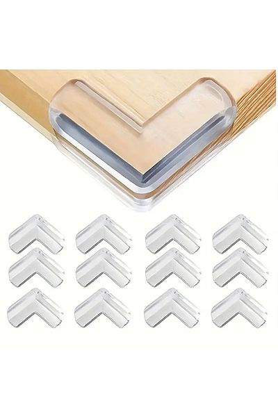 Mode Cool Baby Kids Corner and Edge Protector – Transparent Table, Glass, Marble Coffee Table Furniture Protection Apparatus 4 Pcs