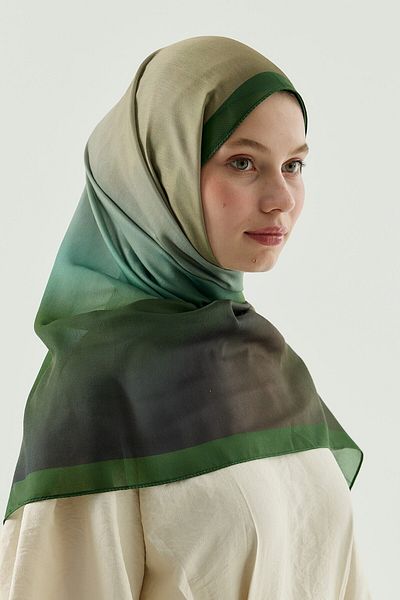 Modakaşmir Mirage Pattern Cotton Shawl