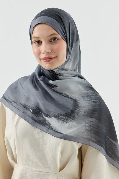 Modakaşmir Melt Pattern Cotton Shawl