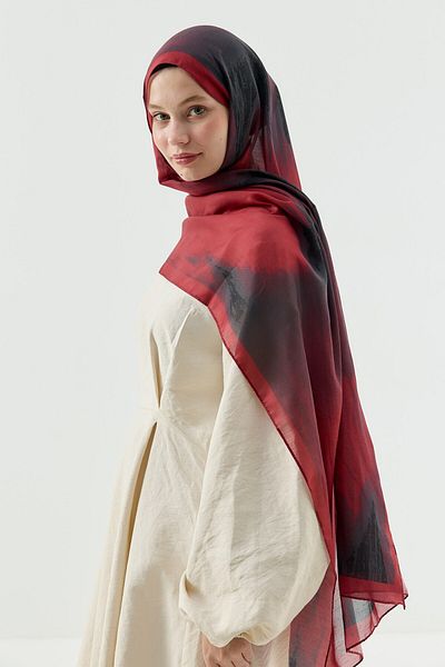 Modakaşmir Melt Pattern Cotton Shawl