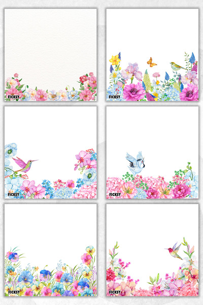 Ficksy Flower Memo Pad - 9*9 cm Size - 50 Sheets - Notepad - Memopad - Note Paper - to Do List - Notebook