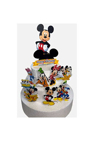 Mickey Mouse Set decoratiuni tort Micky Mouse 5-15cm