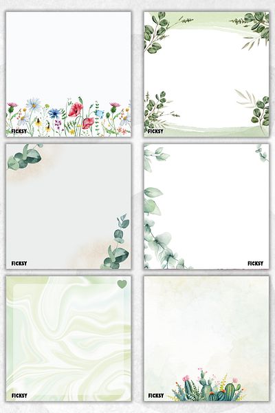 Ficksy Flower Memo Pad - 9*9 cm Size - 50 Sheets - Notepad - Memopad - Note Paper - to Do List - Notebook