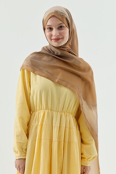 Modakaşmir Melt Pattern Cotton Shawl