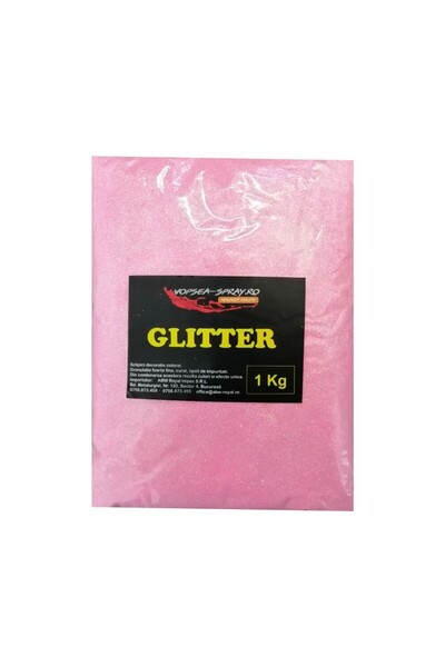 OEM Sclipici Decorativ Roz (Glitter decorativ) 1 Kg