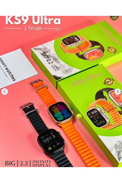 Generic KS9 Ultra 3 straps smart watch 2.2 inch infinite display