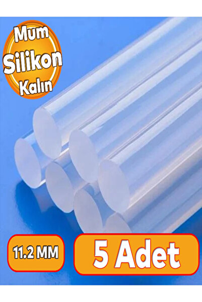 Somafix 5 Adet Kalın Mum Silikon Sıcak Silikon