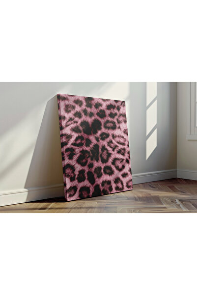 Kanvaspera Tüy Deseni Leopar, Zebra, Kaplan - Kanvas Tablo - Vahşi Doğa, Safa...