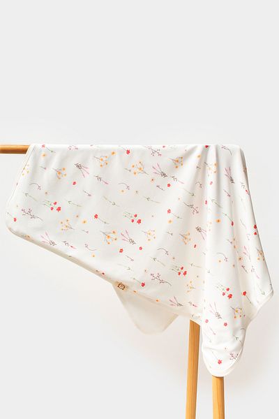 MAHFEL 100% Cotton Organic Flower Printed Baby Kids Blanket