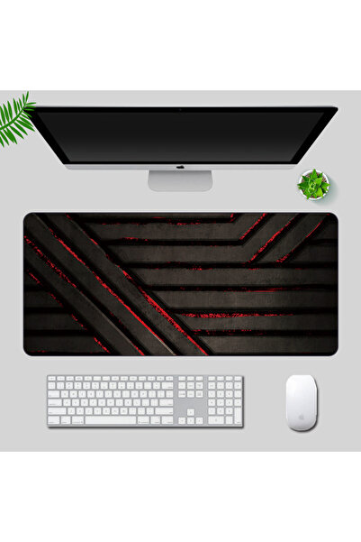 VisionHub Mousepad XXL mare, suprafață moale, bază antiderapantă din cauciuc,...