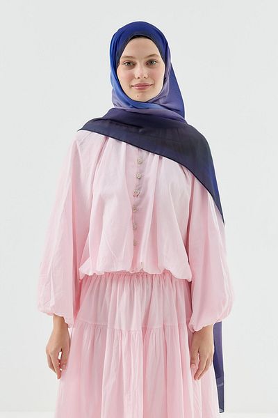 Modakaşmir Mirage Pattern Cotton Shawl