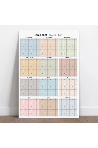 bi'aldım Eylül Başlangıç 2025 - 2026 Akademik Takvim, Akademik Planlayıcı Takvim, Duvar Takvimi