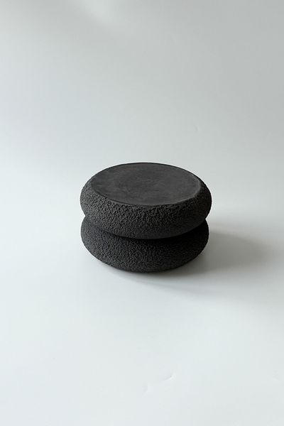 sin istanbul Textured Lid Steel Ash Tray Anthracite