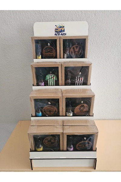 hdrlazerdizayn Standlı Doldurulabilir Asmalı Oto Kokusu