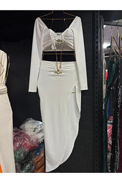 AFİTAP Imported Chest Metal Detail Double Suit