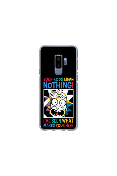 Atlas Husa Silicon HQCover compatibila cu Samsung Galaxy S9 Plus, Rick and Mo...