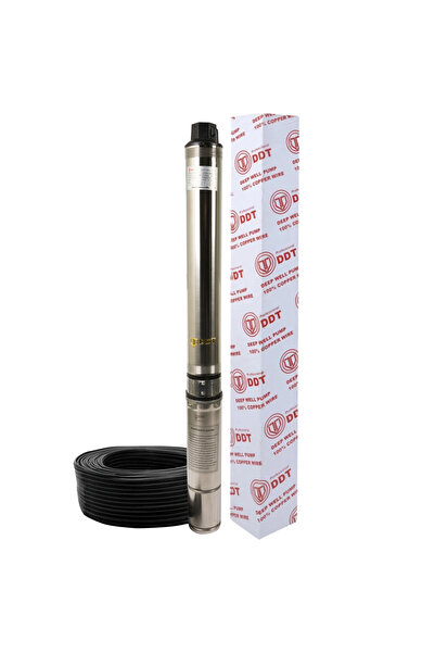 DDT Pompa submersibila de mare adancime, 16 turbine 4SDM2-16, 2000 W, 140 m i...