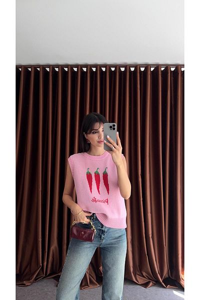 HAZELANNA Piccante Pink Knitwear
