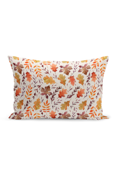 Bertille Home Φθινοπωρινή σειρά - Κάλυμμα μαξιλαριού με ριχτάρι διπλής όψης (...