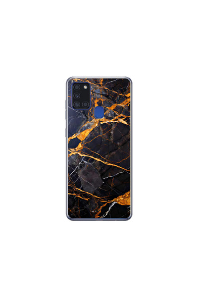 Atlas Husa Silicon HQCover compatibila cu Samsung Galaxy A21s, Marble v1, SP1M00035