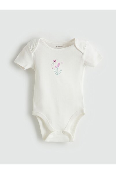 LC Waikiki LCW baby YENİ SEZON Çiçekli Kız Bebek Hastane Çıkış Seti