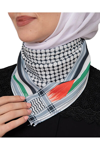 İSTANBULSTYLEMODA Eșarfă palestiniană cu dungi cu steagul Palestinei Kefiye, ...