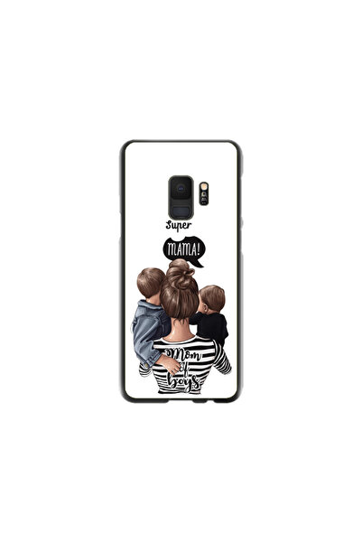 Atlas Husa Silicon HQCover compatibila cu Samsung Galaxy S9, Super Mom of Boy...