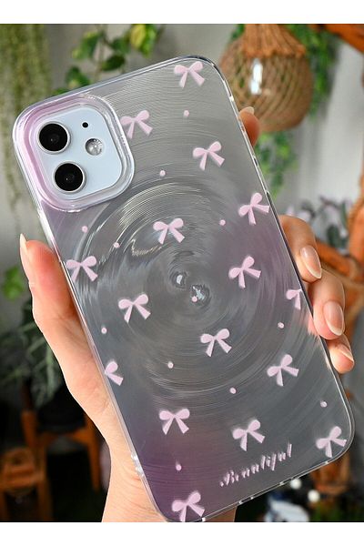Go Aksesuar iPhone 11 Compatible Shine Pink Kurdale Color Transition Glossy Silicone Protected Case
