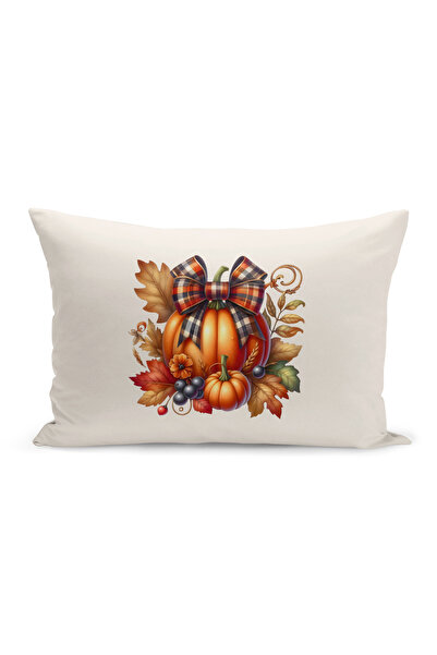 Bertille Home Φθινοπωρινή σειρά - Κάλυμμα μαξιλαριού με ριχτάρι διπλής όψης (...