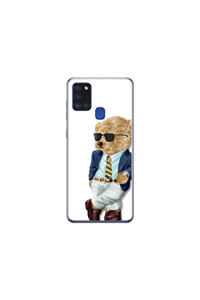 Atlas Θήκη HQCover από σιλικόνη συμβατή με Samsung Galaxy A21s, Cool Bear, SP...