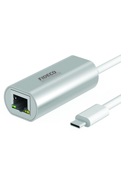FİDECO USB-C Internet Adapter, FIDECO, Type-C, USB 3.0, 5Gbps, External Gigab...