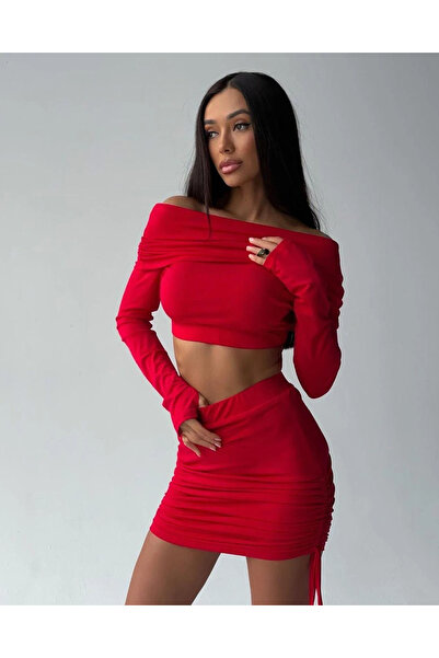 AFİTAP Gathered Double Set