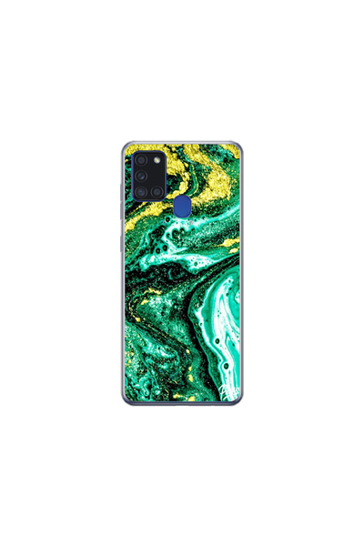 Atlas Θήκη HQCover από σιλικόνη συμβατή με Samsung Galaxy A21s, Color Explosi...